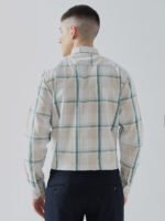 Lenin Pep Check Green Semi-Formal Men's Shirt