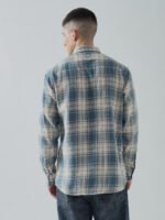 Rocky Casual Blue yellow Checked Men’s Shirt