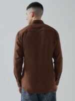 Xclusive Dobby Brown Club Wear Men’s Shirt