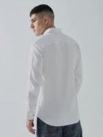 Xclusive Dobby White Club Wear Men's Shirt