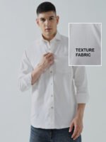 Xclusive Dobby White Club Wear Men's Shirt