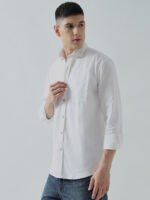 Xclusive Dobby White Club Wear Men's Shirt