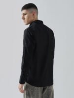 Xclusive Dobby Black Club Wear Men's Shirt