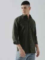 Xclusive Dobby Bottle Green Club Wear Men’s Shirt