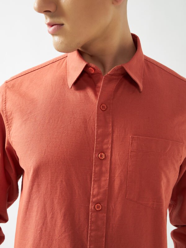 Rocky Plain Rust Casual Men’s Shirt