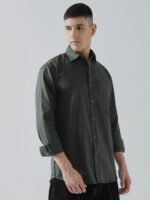 Xclusive Dobby Green Club Wear Men’s Shirt