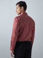 Satin Lycra Blush Formal Men’s Shirt