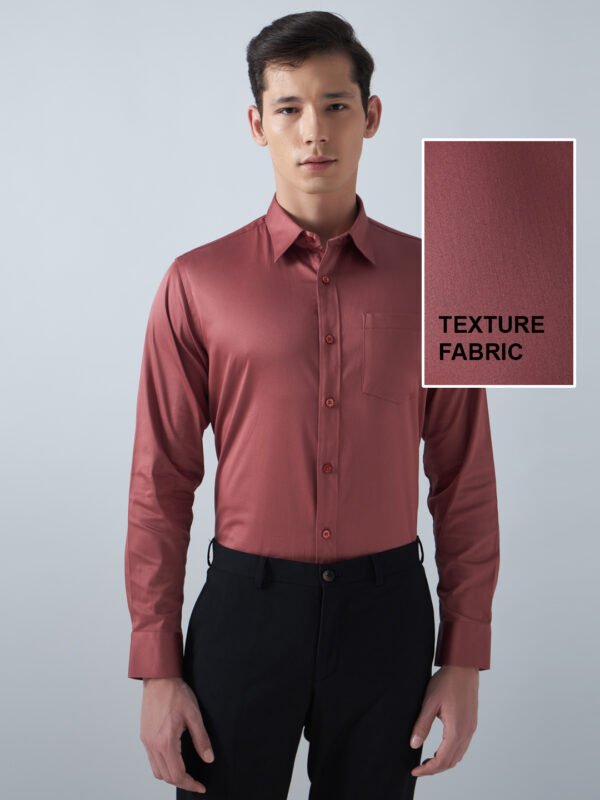 Satin Lycra Blush Formal Men’s Shirt