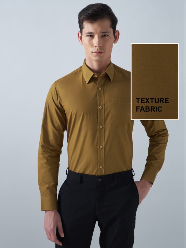 LAAF Khaki Formal Men's Cotton Shirt