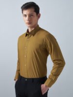 LAAF Khaki Formal Men's Cotton Shirt