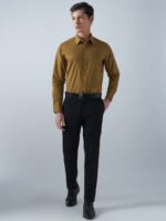 LAAF Khaki Formal Men's Cotton Shirt