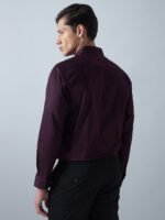 Satin Lycra Voilet Formal Men’s Shirt