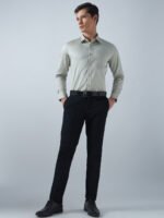 Satin Lycra Desert Sage Formal Men’s Shirt