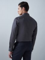 Satin Lycra Grey Formal Men’s Shirt