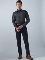 Satin Lycra Grey Formal Men’s Shirt