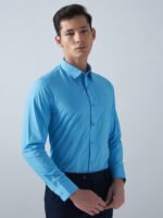 LAAF Blue Formal Men's Cotton Shirt