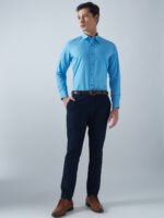 LAAF Blue Formal Men's Cotton Shirt